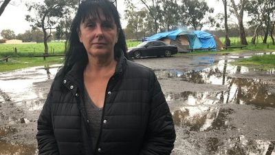 Homeless people living in Victorian park face eviction after council has land rezoned