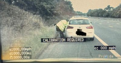 Driver caught speeding on motorway makes worrying admission