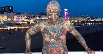 'Britain's most-tattooed man' is so scary he gets kicked out of supermarkets