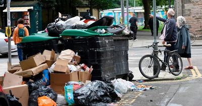 Nicola Sturgeon's official residence has bins collected by private firm as rubbish piles up on streets