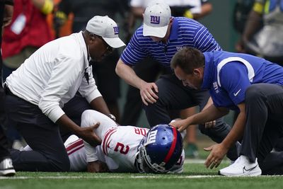 Giants’ Tyrod Taylor ‘should be OK’ after injuring back vs. Jets