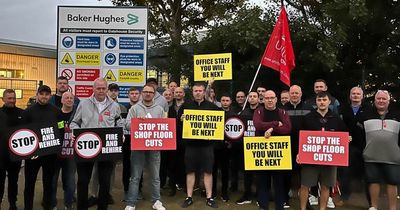 Scots workers at US oil and gas giant strike over fire and rehire with £10,500 pay cut