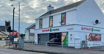 Man seen 'running' from Ayrshire shop crash site in early hours of morning