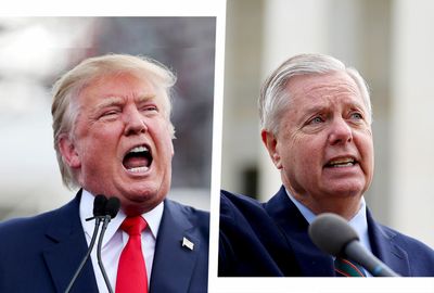 Trump shares Graham's warning of "riots"