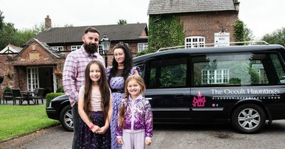 Meet the 'real-life Addams family' who have a 'ghost child' and drive a hearse to Tesco