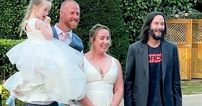 Couple stunned as John Wick and Matrix star Keanu Reeves gatecrashes their wedding