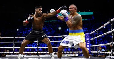 Oleksandr Usyk's team dismiss idea world champion was hurt by Anthony Joshua