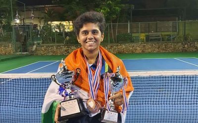 Vijayawada girl wins three bronze medals at soft tennis championship
