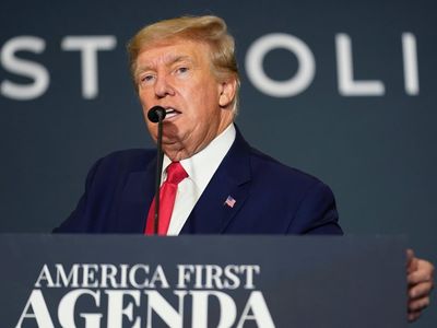 Right-leaning Drudge website pictures Trump in orange jumpsuit amid mounting legal woes