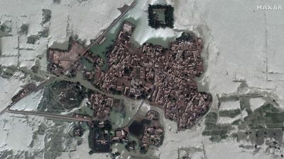 Pakistan floods: Before and after satellite photos show the enormity of the devastation