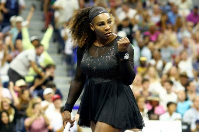 Serena Williams and her daughter adorably wore matching outfits during the first round of the US Open