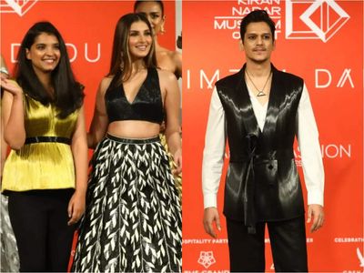 Tara Sutaria and Vijay Varma sashay down the ramp for Rimzim Dadu