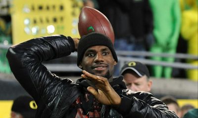 Watch: A glimpse at LeBron James’ high school football career