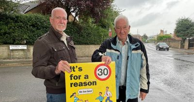 Angry residents who witnessed 'overturned car' on 'racetrack' road call for speed limit changes