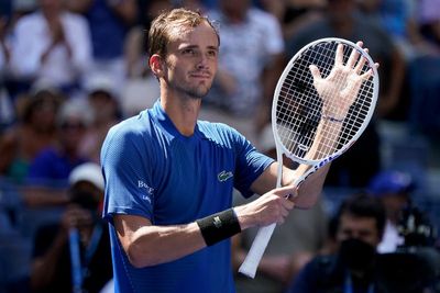 US Open: Daniil Medvedev starts title defence smoothly as Stefanos Tsitsipas stunned