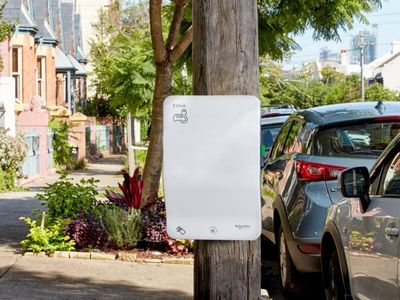 Power pole points to charge electric cars