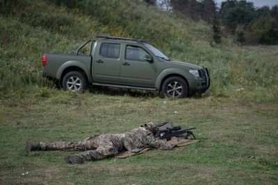 Volunteer sniper embodies Ukraine’s versatile military