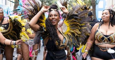 Alexandra Burke looks incredible as she dances at carnival with breast pump weeks after giving birth