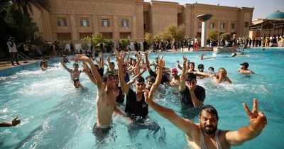 Iraq protests: Violence leaves 23 dead as palace seized before impromptu pool party