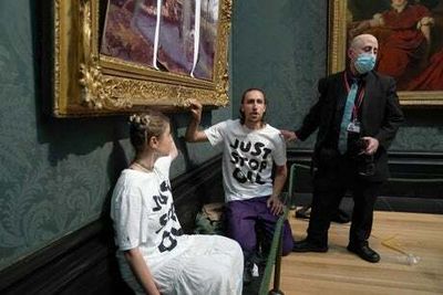 Just Stop Oil: Eco-activists charged with criminal damage over Hay Wain National Gallery protest