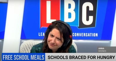 Caller tells radio presenter to ‘shut up’ about free school meals because she wasn’t born in the UK