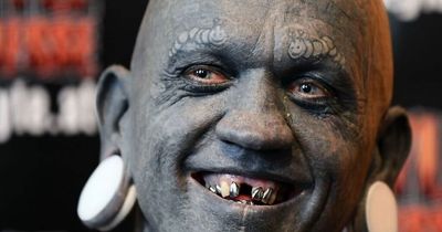 World's most tattooed man mistaken for the Devil when out shopping with girlfriend