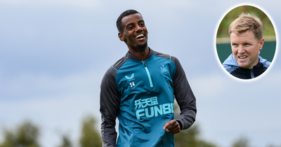 Alexander Isak 'vision' talks planned as Newcastle signing offers exciting glimpse in training