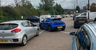 Shoppers left fuming facing 'nightmare' 90-minute queues to leave retail park