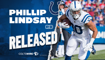 Colts release RB Phillip Lindsay