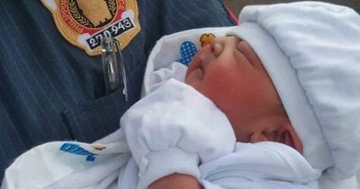 Newborn baby girl with umbilical cord still attached found dumped outside church