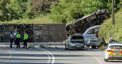 Cork crash: Two dead after truck overturns and crushes car in Carrigaline