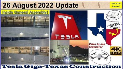 Tesla Storing Impressive Number Of 4680 Battery Packs At Giga Texas