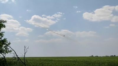 Ukrainian Fighter Jets Fire Missiles While Flying Low And Protecting Their Skies
