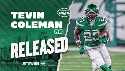 Jets release RB Tevin Coleman