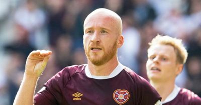 Liam Boyce given Hearts hope as boss refuses to say striker's season is over after knee blow