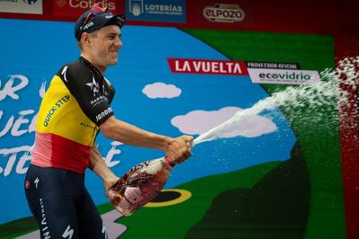 Evenepoel aces time-trial to stretch Vuelta lead