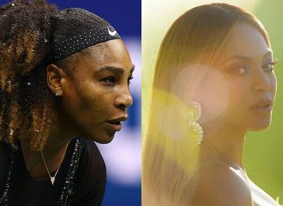 Beyoncé paid tribute to Serena Williams as the GOAT plays her final tennis tournament