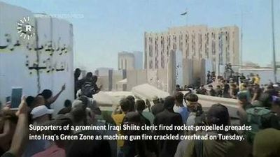 Heavy gunfire rocks Baghdad amid violent protests
