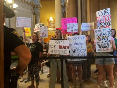 Indiana abortion clinics sue to block state's near-total ban