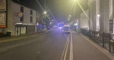 Portadown alert: Police clearing pedestrians from Bridge Street area
