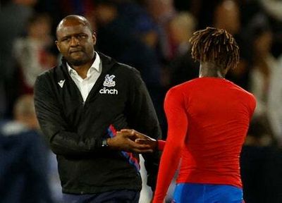 Patrick Vieira has ‘no doubt’ Wilfried Zaha will stay at Crystal Palace despite Chelsea and Arsenal interest