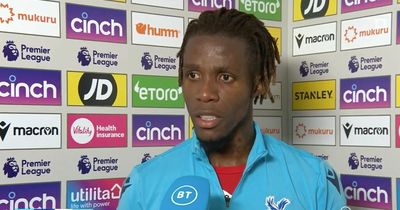 Furious Wilfried Zaha “lost for words” with Crystal Palace teammates after Brentford draw