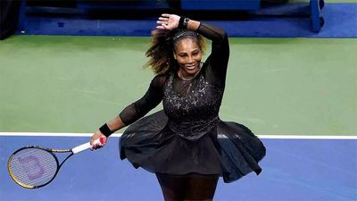 US Open: Serena Williams puts off retirement with first round win on night of tributes