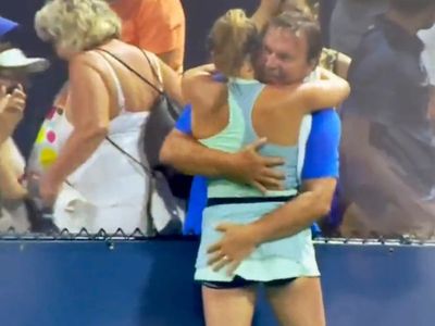 Czech tennis star addresses outrage over coach and father’s ‘beyond inappropriate’ butt pats