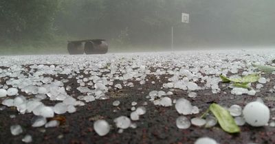 Girl, 1, dies after being hit by huge four inch hail stone in horror storm