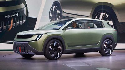 Skoda Vision 7S Concept Officially Revealed, Shows New Corporate Identity