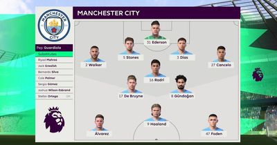 We simulated Man City vs Nottingham Forest to get a score prediction