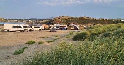 Tensions rise as motorhomes ignore parking ban on beach