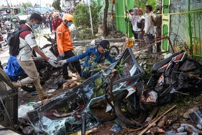 Truck crash outside Indonesia school kills 10, including students