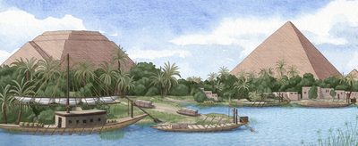 Long-lost branch of the Nile helped build Egyptian pyramids, study confirms
